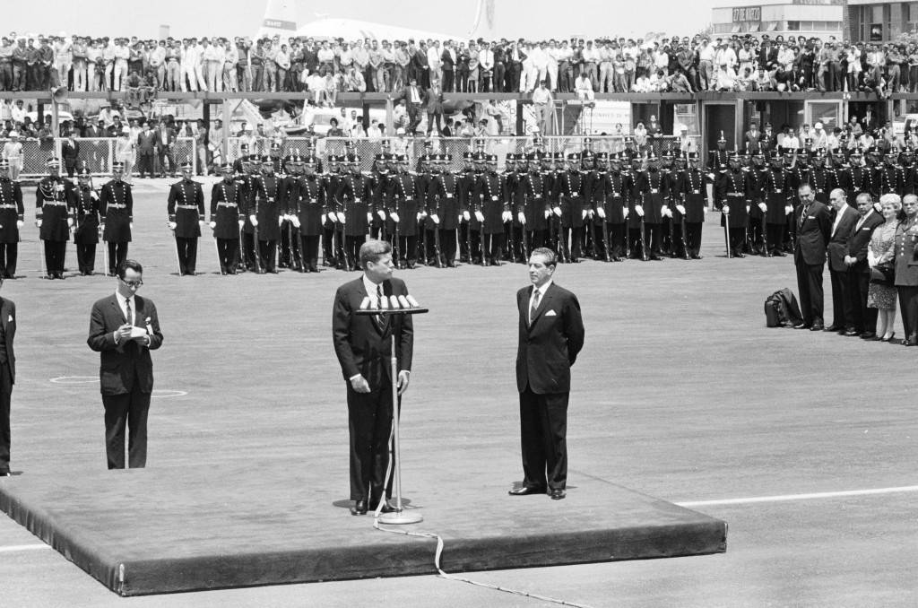 Kennedy with Mexican President in Mexico City New 8x10 Photo President John F 